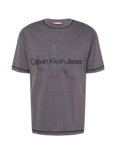 Calvin Klein Jeans Bluser & t-shirts  mudderfarvet / sort