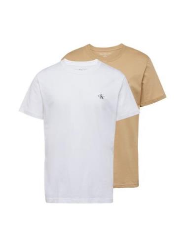 Calvin Klein Jeans Bluser & t-shirts  camel / sort / hvid