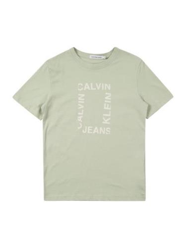 Calvin Klein Jeans Shirts 'MAXI HERO'  beige / grøn
