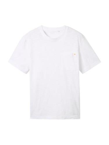 TOM TAILOR Bluser & t-shirts  mørkegul / hvid