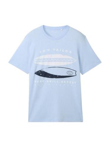 TOM TAILOR Bluser & t-shirts  navy / lyseblå / hvid