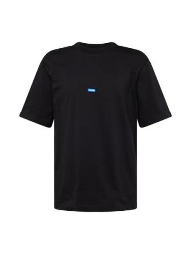 HUGO Bluser & t-shirts 'Nieros'  lyseblå / sort / hvid