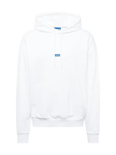 HUGO Sweatshirt 'Nalonso'  blå / hvid