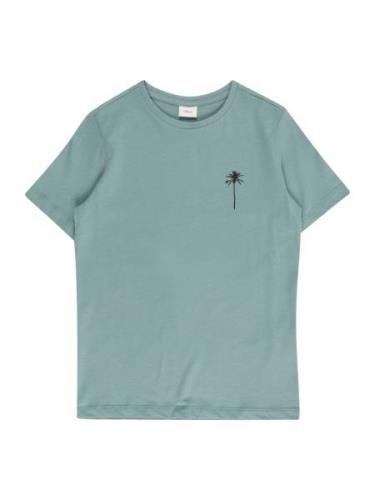 s.Oliver Shirts  smaragd / sort