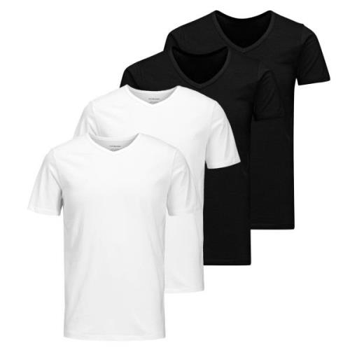 JACK & JONES Bluser & t-shirts  sort / hvid