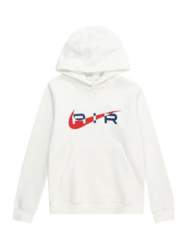 Nike Sportswear Sweatshirt 'AIR'  mørkeblå / rød / hvid