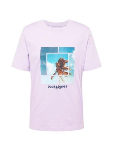 JACK & JONES Bluser & t-shirts 'CELLOX'  azur / mørkeblå / cognac / li...