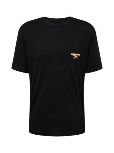 JACK & JONES Bluser & t-shirts 'BORA'  lysegul / sort