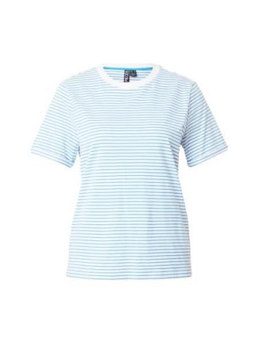 PIECES Shirts 'Ria'  lyseblå / hvid
