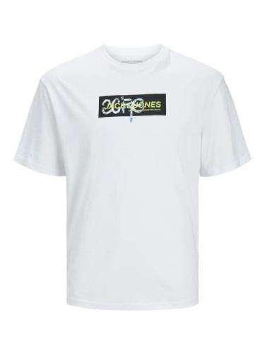Jack & Jones Junior Shirts 'JCOSUMMER'  lyseblå / kiwi / sort / hvid