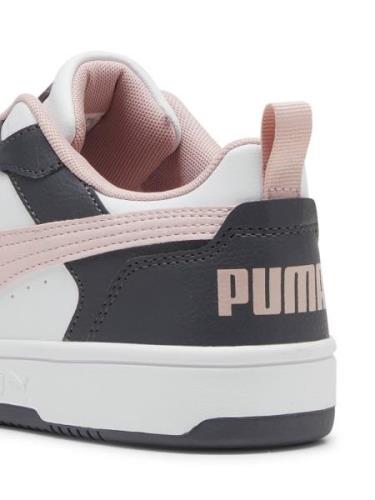 PUMA Sneaker low 'Rebound V6'  mørkegrå / lyserød / hvid