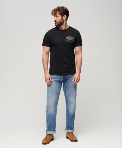 Superdry Bluser & t-shirts 'Heritage'  basalgrå / sort