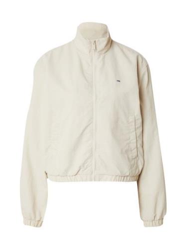 Tommy Jeans Overgangsjakke 'Essential'  beige / marin / rød / hvid