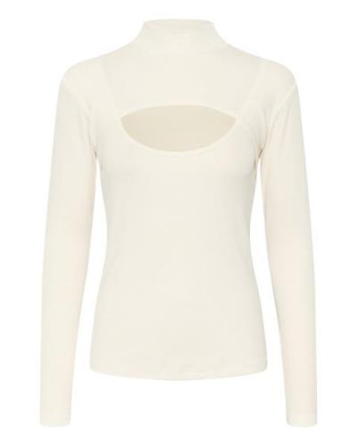 KAREN BY SIMONSEN Shirts 'Mandarina'  hvid