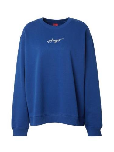 HUGO Sweatshirt 'Classic'  koboltblåt / sølv