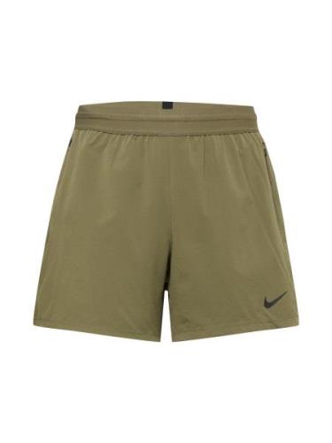 NIKE Sportsbukser 'FLX REP 4.0'  oliven / sort