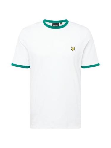 Lyle & Scott Bluser & t-shirts 'Ringer'  gul / smaragd / sort / hvid