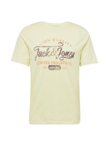 JACK & JONES Bluser & t-shirts 'Louie'  navy / lysegrøn / orange