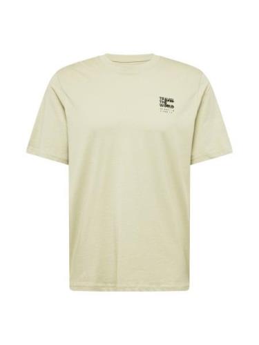 JACK & JONES Bluser & t-shirts 'PRJCT'  pastelgrøn / sort / hvid