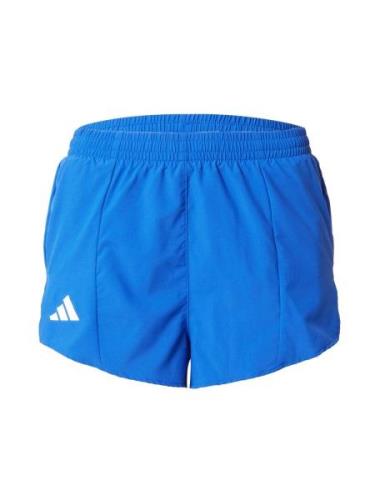 ADIDAS PERFORMANCE Sportsbukser 'ADIZERO'  blå / hvid