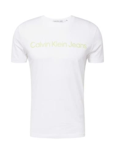 Calvin Klein Jeans Bluser & t-shirts  citrongul / hvid