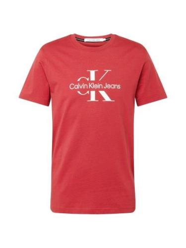 Calvin Klein Jeans Bluser & t-shirts  rød / hvid