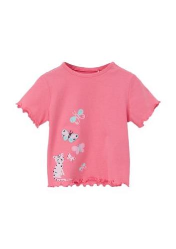 s.Oliver Bluser & t-shirts  turkis / pink / lyserød / sort