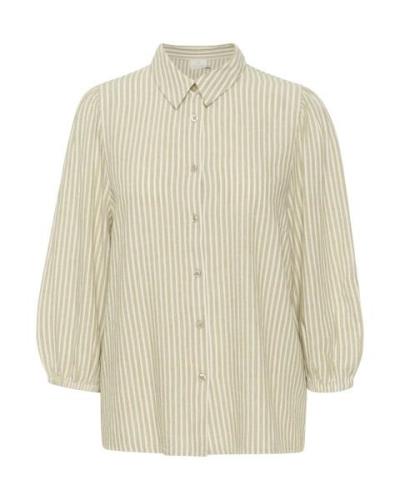 Kaffe Bluse 'KAmilia'  beige / hvid