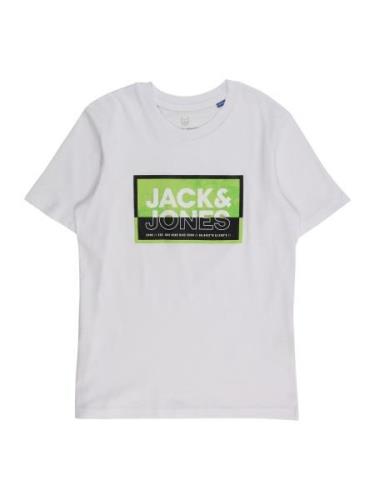 Jack & Jones Junior Shirts 'JCOLOGAN'  æble / sort / hvid