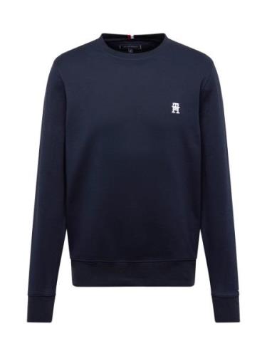 TOMMY HILFIGER Sweatshirt  mørkeblå / hvid