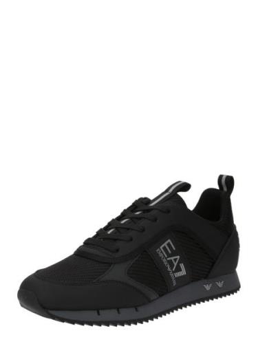 EA7 Emporio Armani Sneaker low  lysegrå / sort