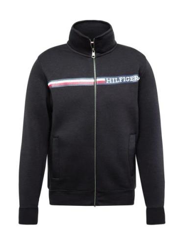 TOMMY HILFIGER Sweatjakke  marin / rød / sort / hvid