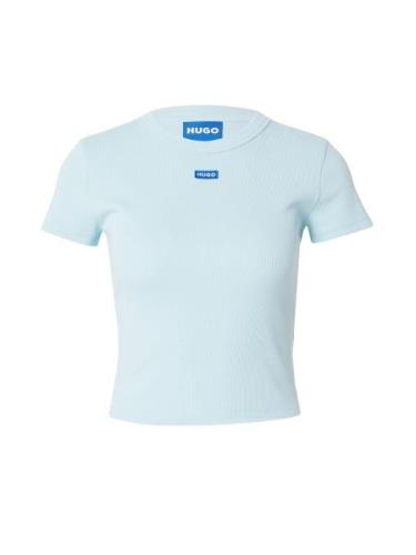 HUGO Shirts  lyseblå / hvid