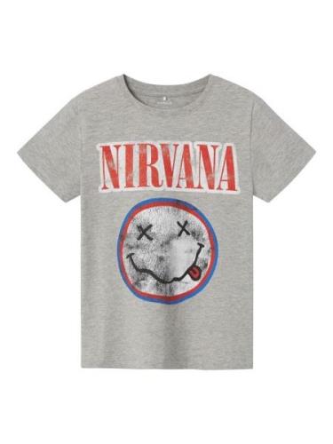 NAME IT Shirts 'Nirvana'  blå / grå-meleret / rød / sort / offwhite