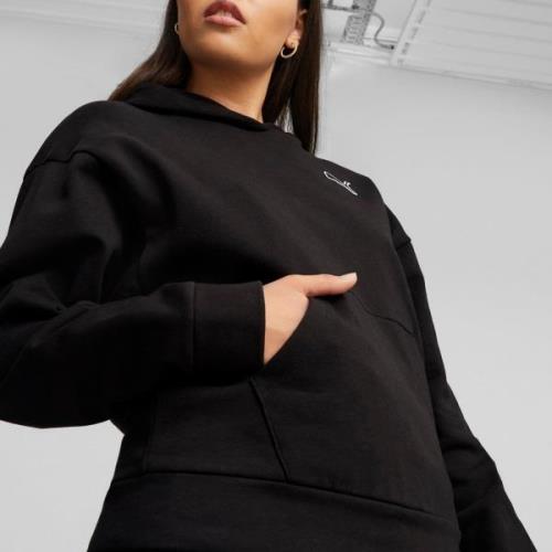 PUMA Sweatshirt  sort / hvid