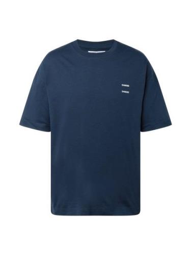 Samsøe Samsøe Bluser & t-shirts 'JOEL'  mørkeblå / hvid