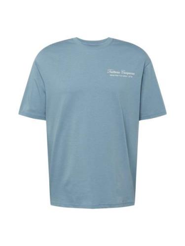 SELECTED HOMME Bluser & t-shirts  røgblå / hvid