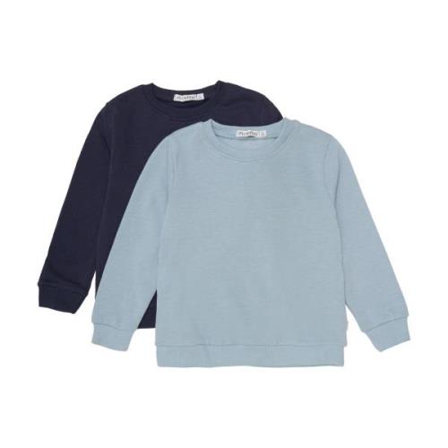 MINYMO Sweatshirt  opal / mørkeblå