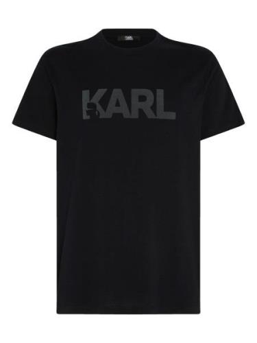 Karl Lagerfeld Bluser & t-shirts  grafit / sort