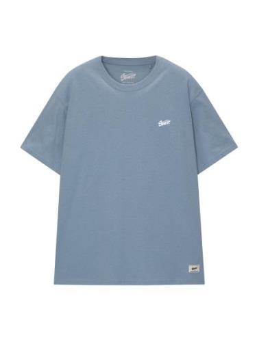 Pull&Bear Bluser & t-shirts  lyseblå / hvid