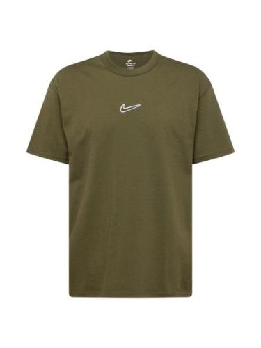 Nike Sportswear Bluser & t-shirts 'PREM ESSNTL'  khaki / hvid