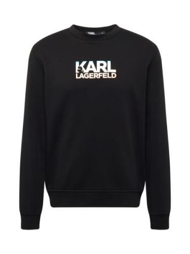 Karl Lagerfeld Sweatshirt  azur / lyseorange / sort / hvid