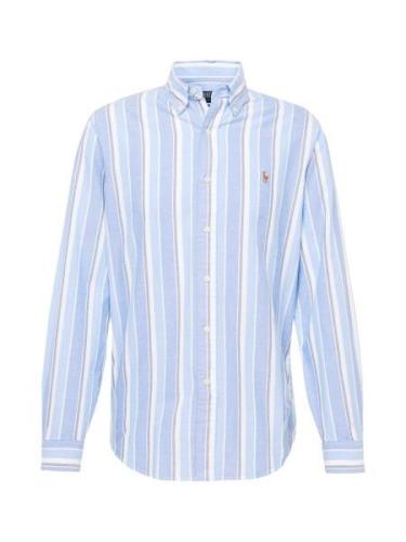 Polo Ralph Lauren Skjorte  røgblå / dueblå / umbra / hvid