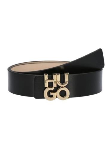 HUGO Bælte  guld / sort