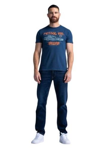 Petrol Industries Bluser & t-shirts  marin / grå / orange