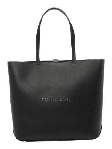 Tommy Jeans Shopper 'Ess Must'  mørkegrå / sort