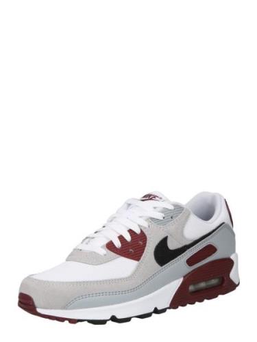 Nike Sportswear Sneaker low 'AIR MAX 90'  lysegrå / kirsebærsrød / sor...