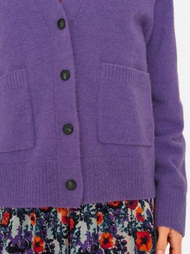 Masai Cardigan 'Lettie'  mørkelilla