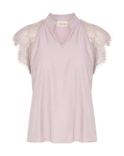 Cream Bluse 'Nola'  lys pink