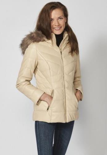 KOROSHI Vinterparka  beige / brun